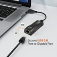 USB to Ethernet Adapter, Driver Free USB 3.0 to Gigabit Ethernet LAN Network Adapter, 100/1000 Mbps RJ45 Internet Adapter Compatible with Laptop - Walmart Business Supplies