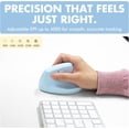 X9 Performance Wireless Vertical Ergonomic Mouse - (BT + 2.4Ghz) - Click in Comfort - Up to 4000 DPI, 6 Button, Rechargeable - Bluetooth Ergonomic Vertical Mouse Wireless - For Mac and PC - Blue
