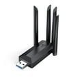Wireless Network Card Wifi 1200Mbps Dual Band Usb3.0 Adapter 2.4g 5G Desktop PC. BOi9