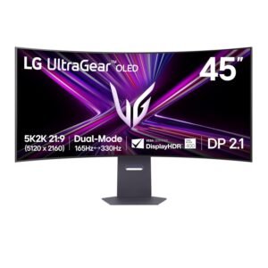 LG UltraGear evo 45-inch 5K2K OLED 165Hz Gaming Monitor