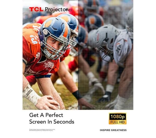 Tcl C1 Smart Projector 4K Support, Compatible with Google TV, WiFi and Bluetooth - Image 8