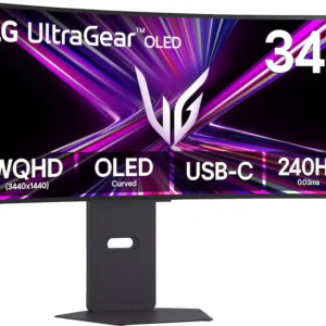 LG UltraGear 34-inch OLED Curved WQHD 240Hz Gaming Monitor
