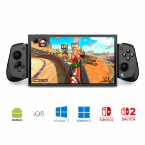 GameSir X5s Wireless Bluetooth Mobile/Nintendo Switch 1, 2 Game Controller, Hall Effect Sticks & Triggers, Tri Mode Connectivity Gray GameSir-X5s