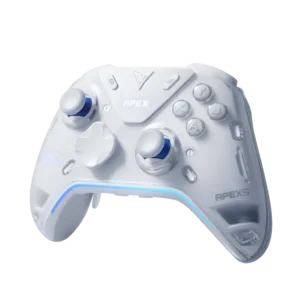 FLYDIGI Apex 5 PC Controller, Forceflex Joystick 2.0, ForceAdapt Triggers, 3ms Ultra Low Latency White