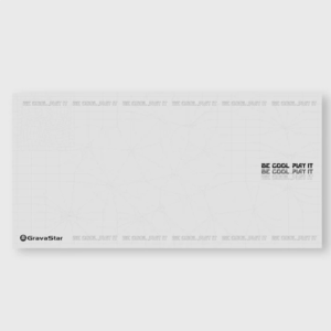 Bàn di chuột GravaStar Gaming Mouse Pad - White (GS A8_MPD_R_WHT)